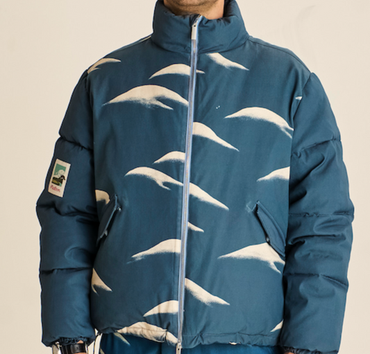 Apres Puffer Jacket - Mountain Print
