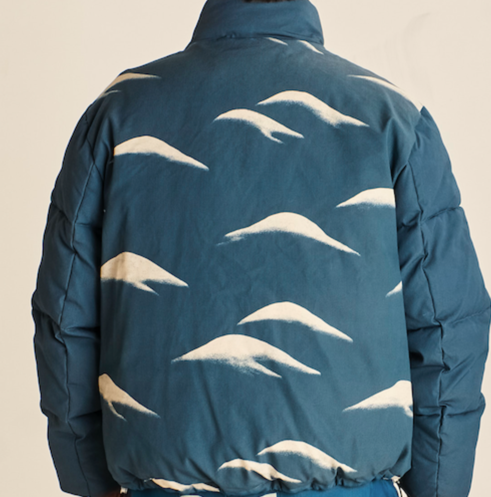 Apres Puffer Jacket - Mountain Print