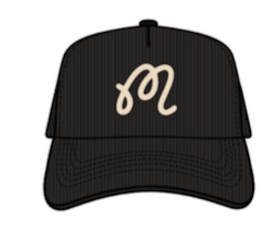 Cord Snapback - Black