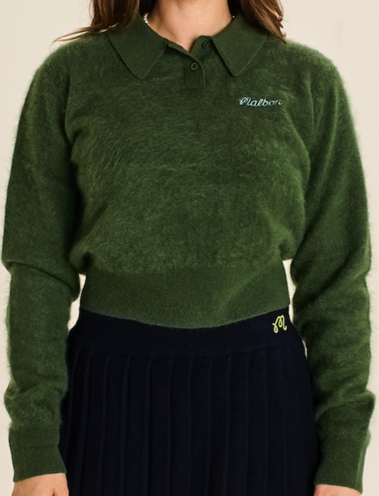 Juliet Knit Polo - Eden