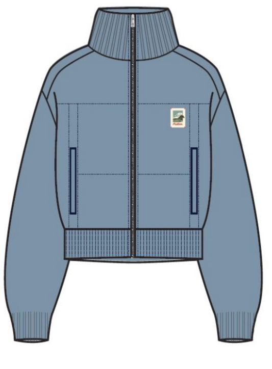 Miley Puffer Jacket - Powder Blue