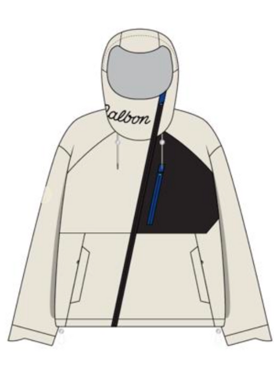 Preserve Facet Rain Jacket - Ivory