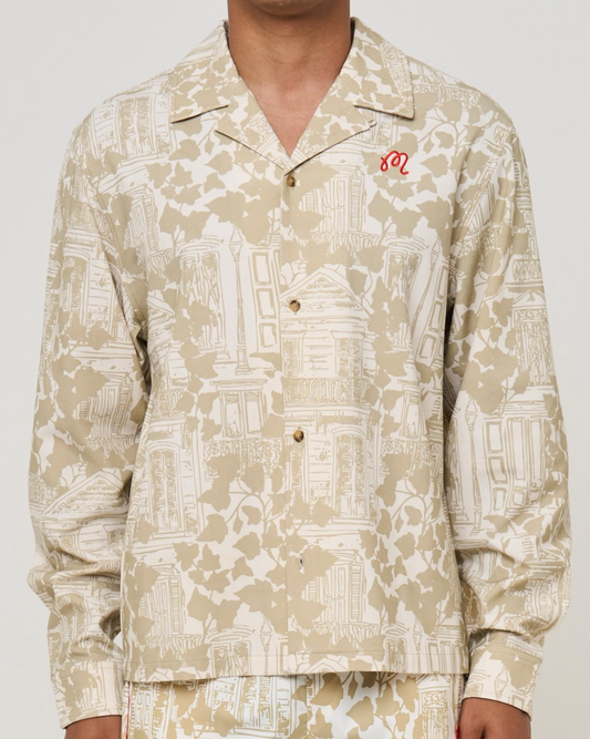Garden Camp Shirt - Garden Print