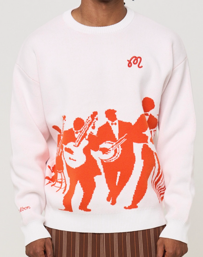 Quartet Sweater - Antique White