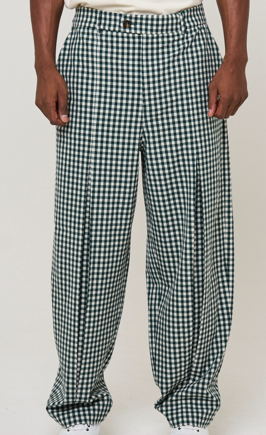 Tempo Gingham Pant - Pine Grove Gingham
