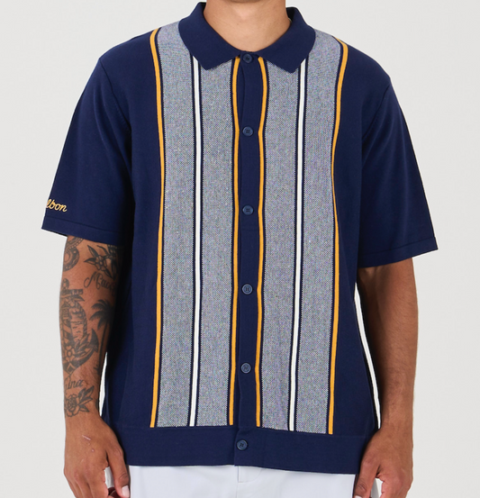 Tempo Knit Polo - Peacoat