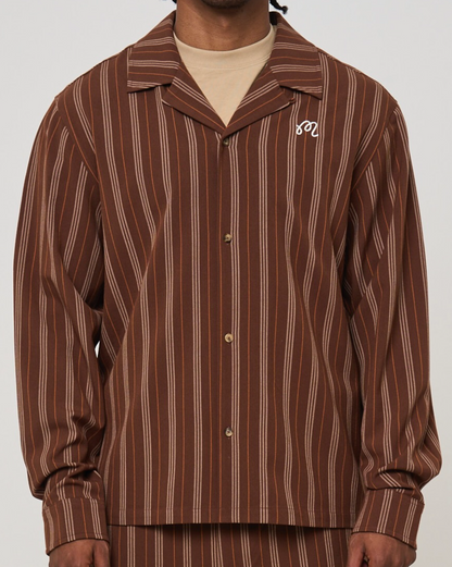 Uptown Camp Shirt - Uptown Stripe