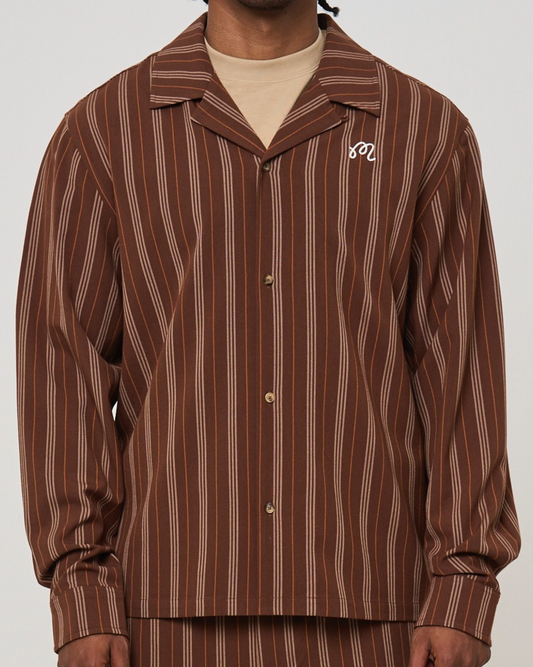 Uptown Camp Shirt - Uptown Stripe