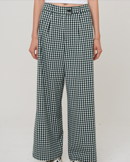 Aimee Gingham Pant - Pine Grove Gingham