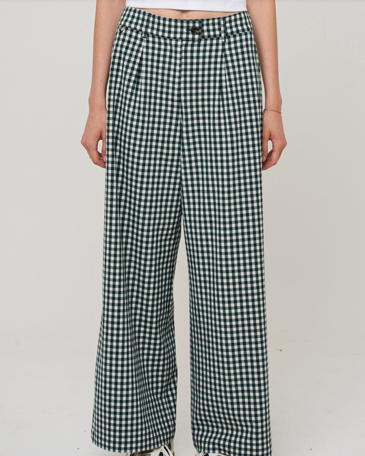 Aimee Gingham Pant - Pine Grove Gingham