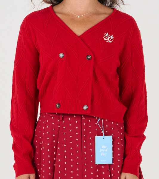 Bernadette Cardigan - Rhythmic Red
