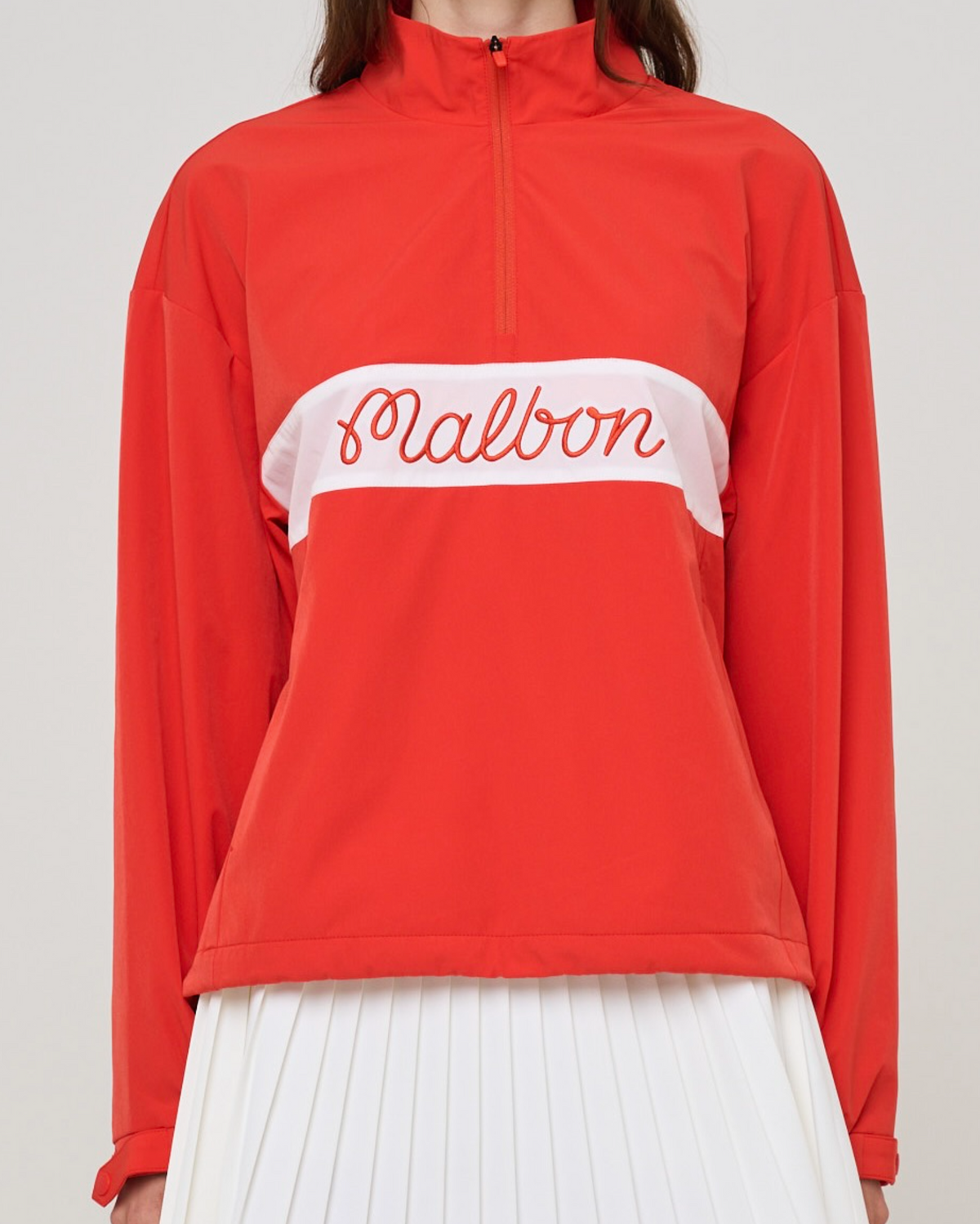 Crosscourt Windbreaker - Poinciana