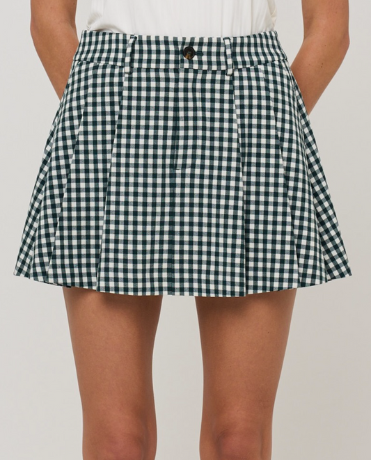 Kendall Skirt - Pine Grove Gingham