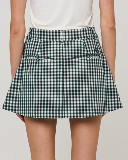 Kendall Skirt - Pine Grove Gingham