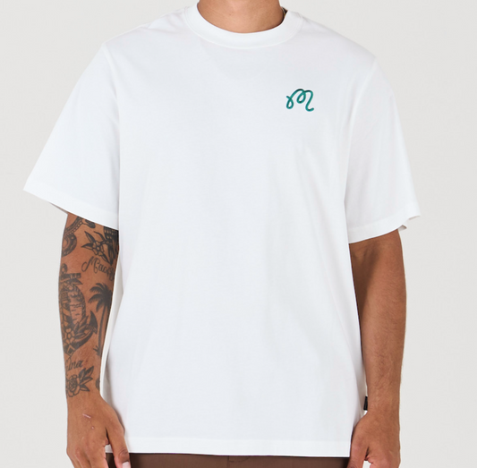 Bermuda Reading Tee - White