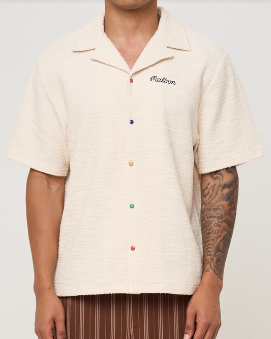 Bourbon Street Camp Shirt - Antique White
