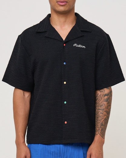 Bourbon Street Camp Shirt - Black