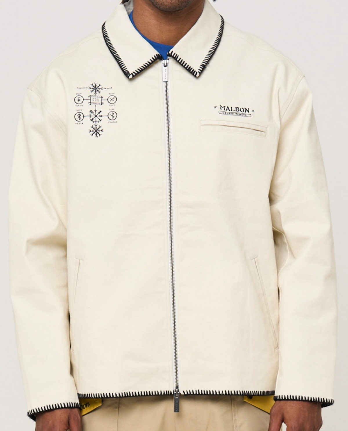 Court Tenets Jacket - Antique White