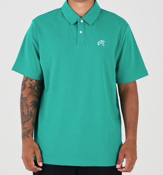 Fairway Jersey Baldwin Polo - Viridis Green
