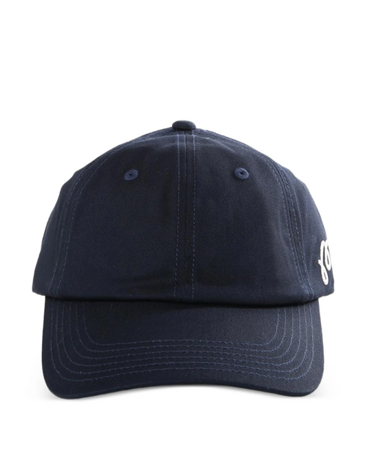 Washed Cotton Twill Dad Hat - Navy
