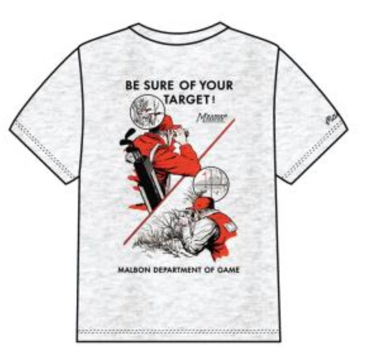 Vista Target Practice Tee - Ash Heather