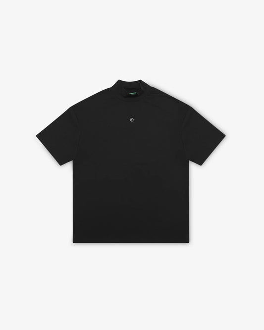Pro S/S Mock Neck - Black