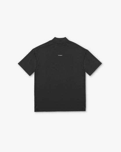 Pro S/S Mock Neck - Black