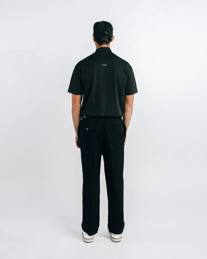 Pro S/S Mock Neck - Black