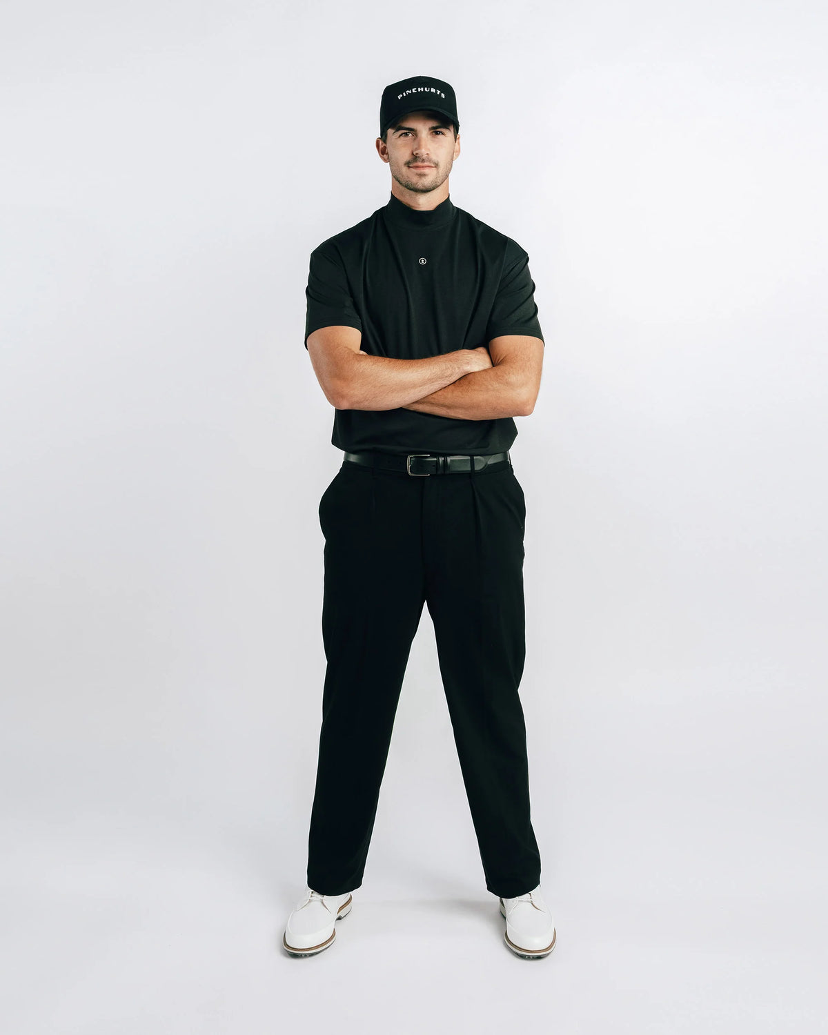 Pro S/S Mock Neck - Black
