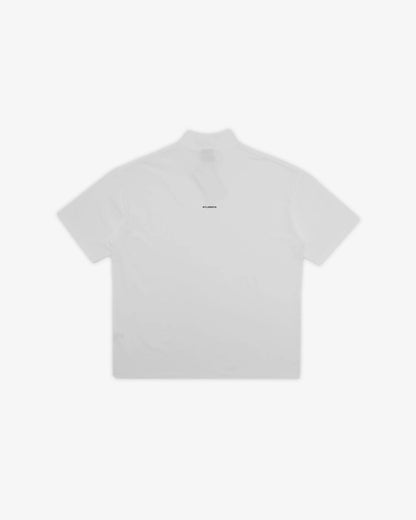 Pro S/S Mock Neck - White
