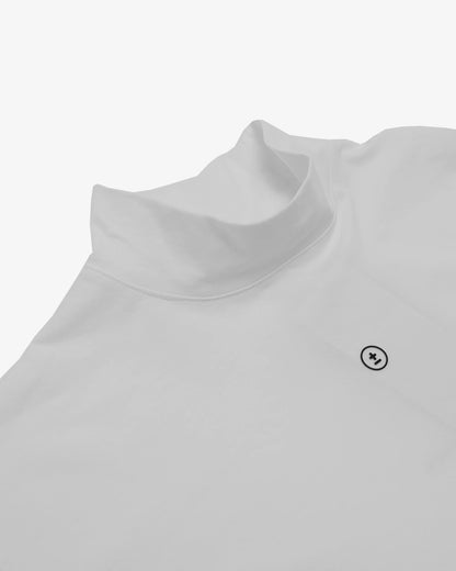 Pro S/S Mock Neck - White