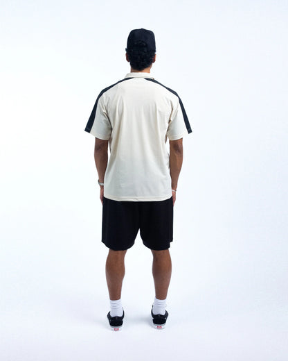 Sheffield S/S Tech Zip Polo - Sand