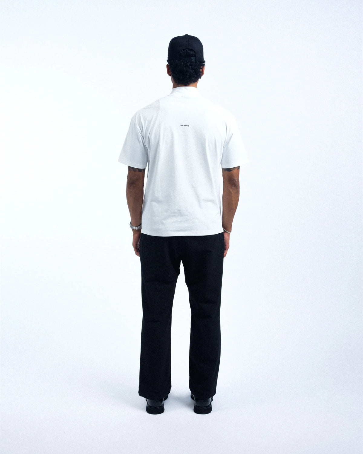 Pro S/S Mock Neck - White
