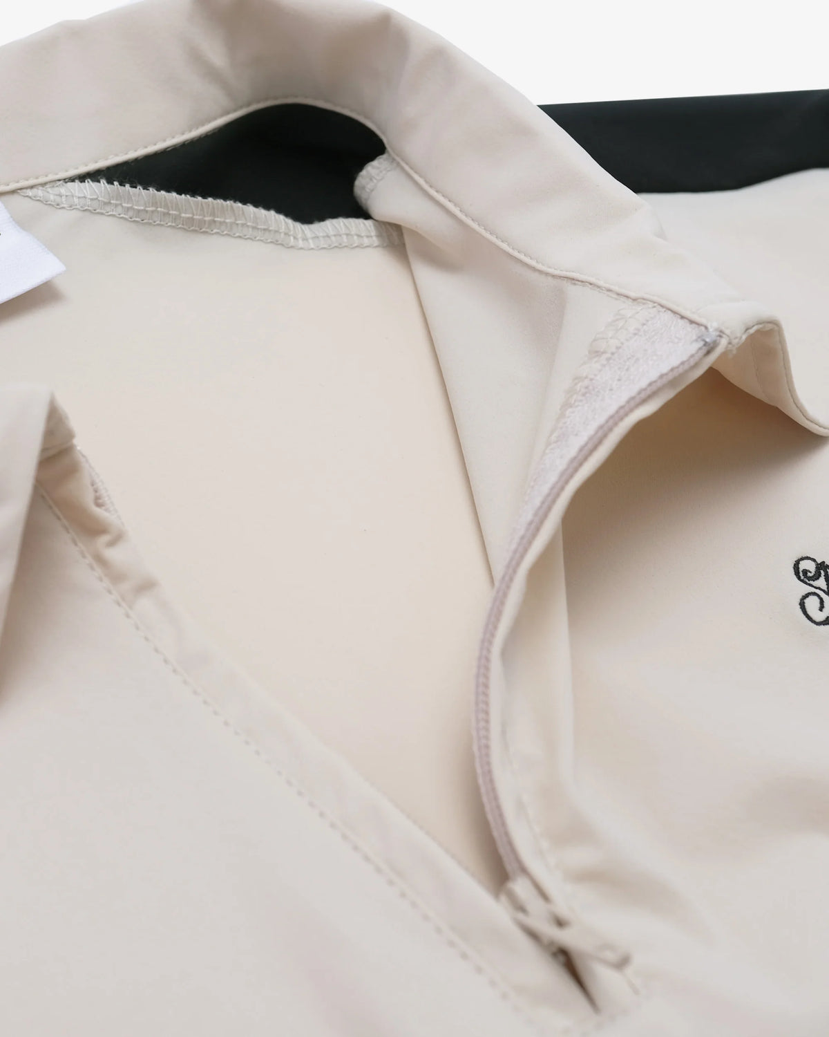 Sheffield S/S Tech Zip Polo - Sand