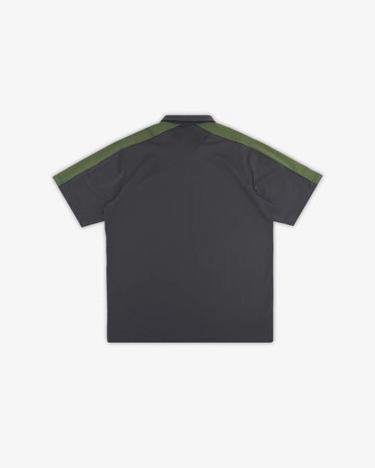 Sheffield S/S Tech Zip Polo - Navy