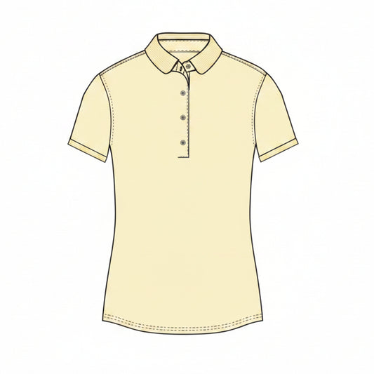 Scarlett Polo W/ Crowley Collar And Cuffs - Daisy