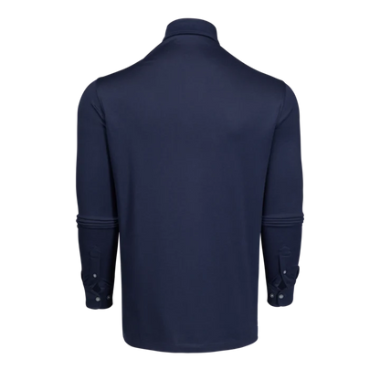Omaha Long Sleeve Polo - Maltese Blue