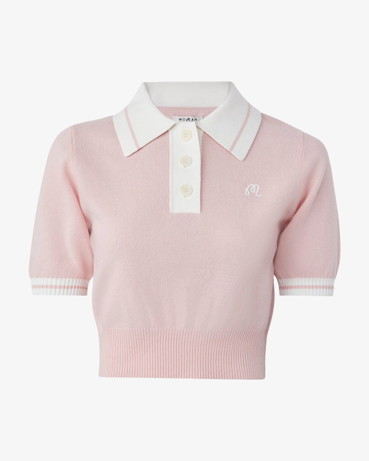Mikayla Knit Polo - Dusty Rose