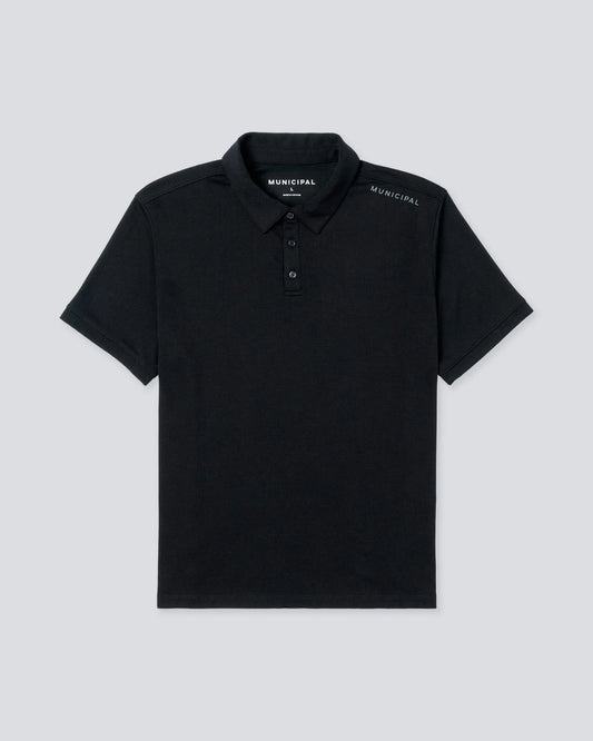 Sportcross Golf Core Polo - Black / Charcoal