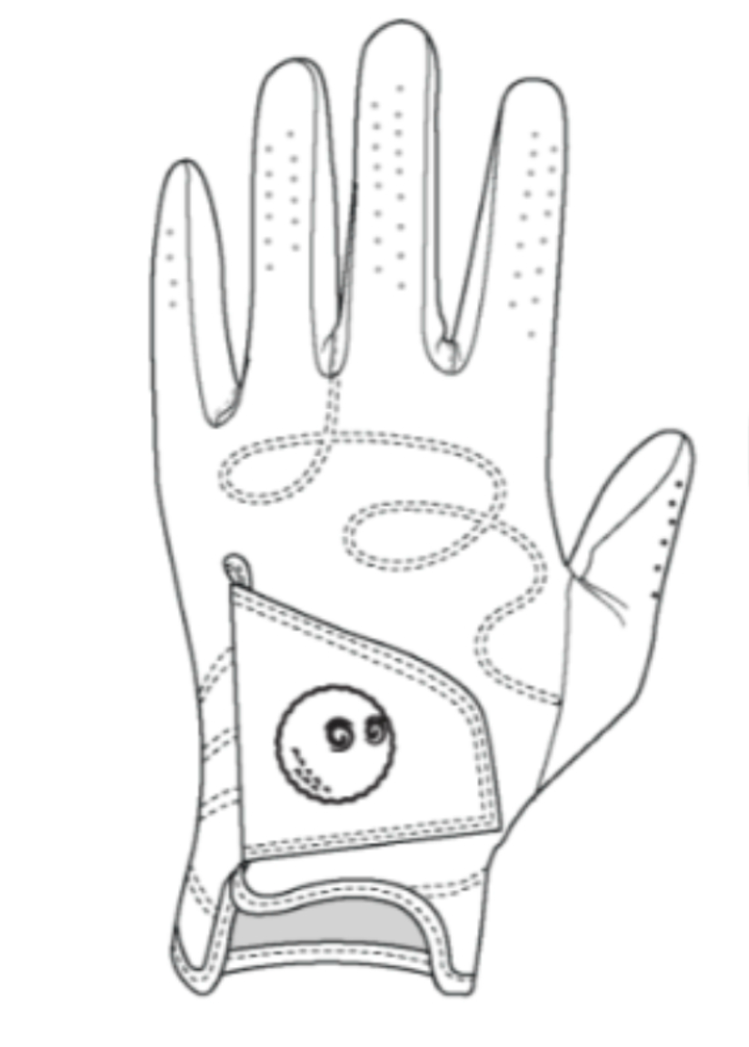 Buckets Notch Glove - White