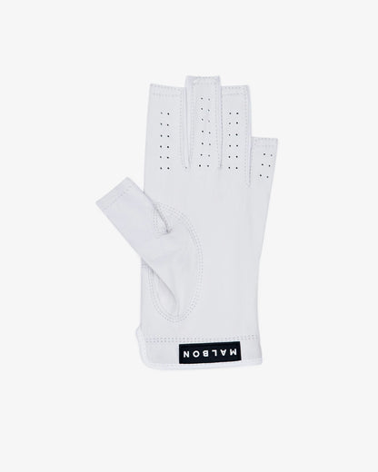 Valerie Fingerless Golf Glove - White