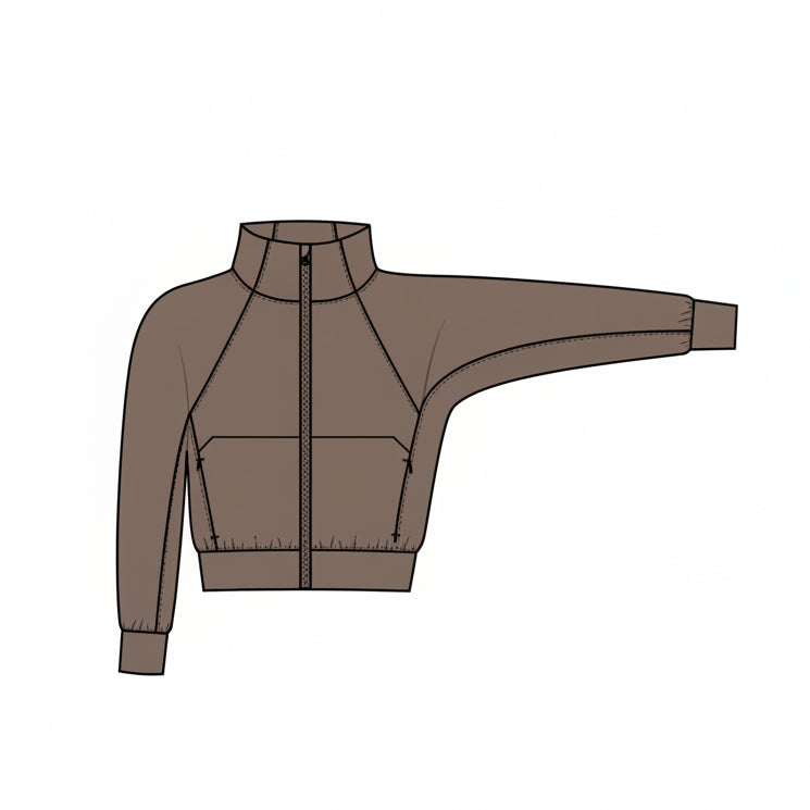 Kristina Full Zip - Rye